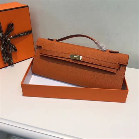 hermes clutch orange|hermes clutch for women.